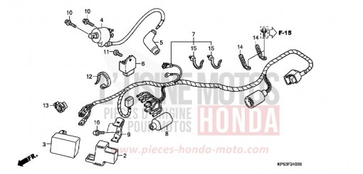 WIRE HARNESS CRF230F8 de 2008